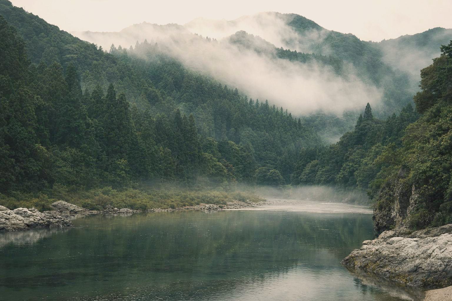 A quiet sacred landscape in Wakayama