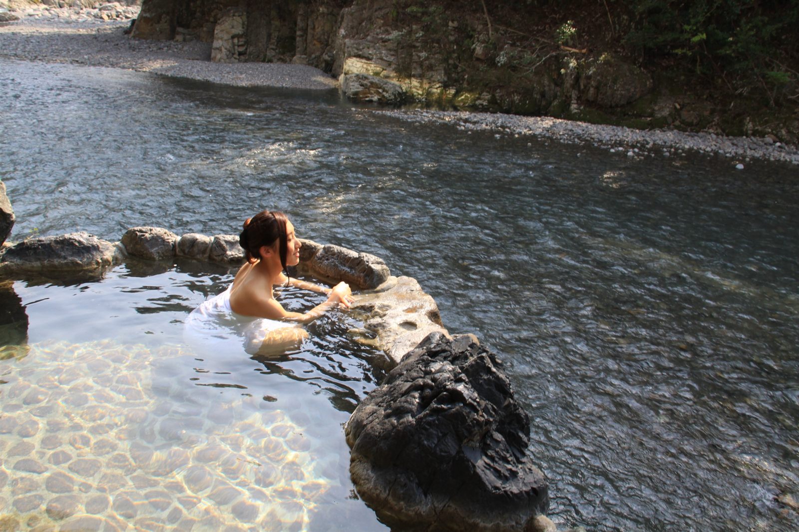 高野山から向かう龍神温泉の風景